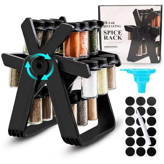 OrganizaSpice™ Organizador Giratorio de Especias